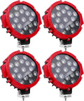 7 inch round led off road lights 51w, main product view