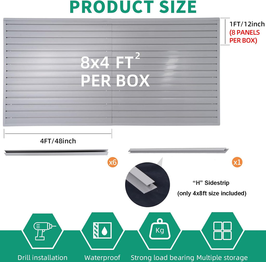 frayscent slat wall paneling garage slat wall storage showing dimensions