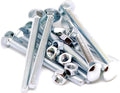 merriway bh07607 carriage bolt & nut bright zinc, main product view