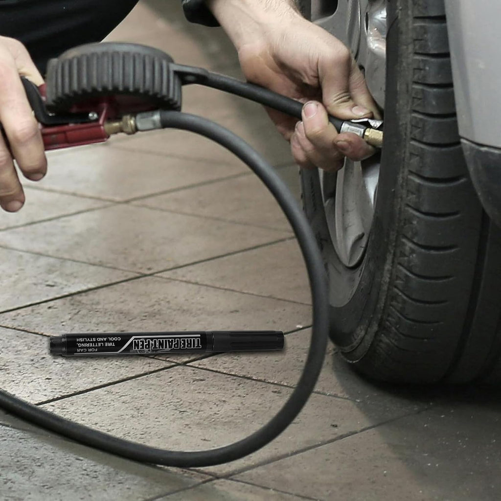 KESYOO 3pcs Car Tire Marker Pens Waterproof Resistant to Wear Compact Design Tire Paint Pens Convenient Automotive Wheel Care