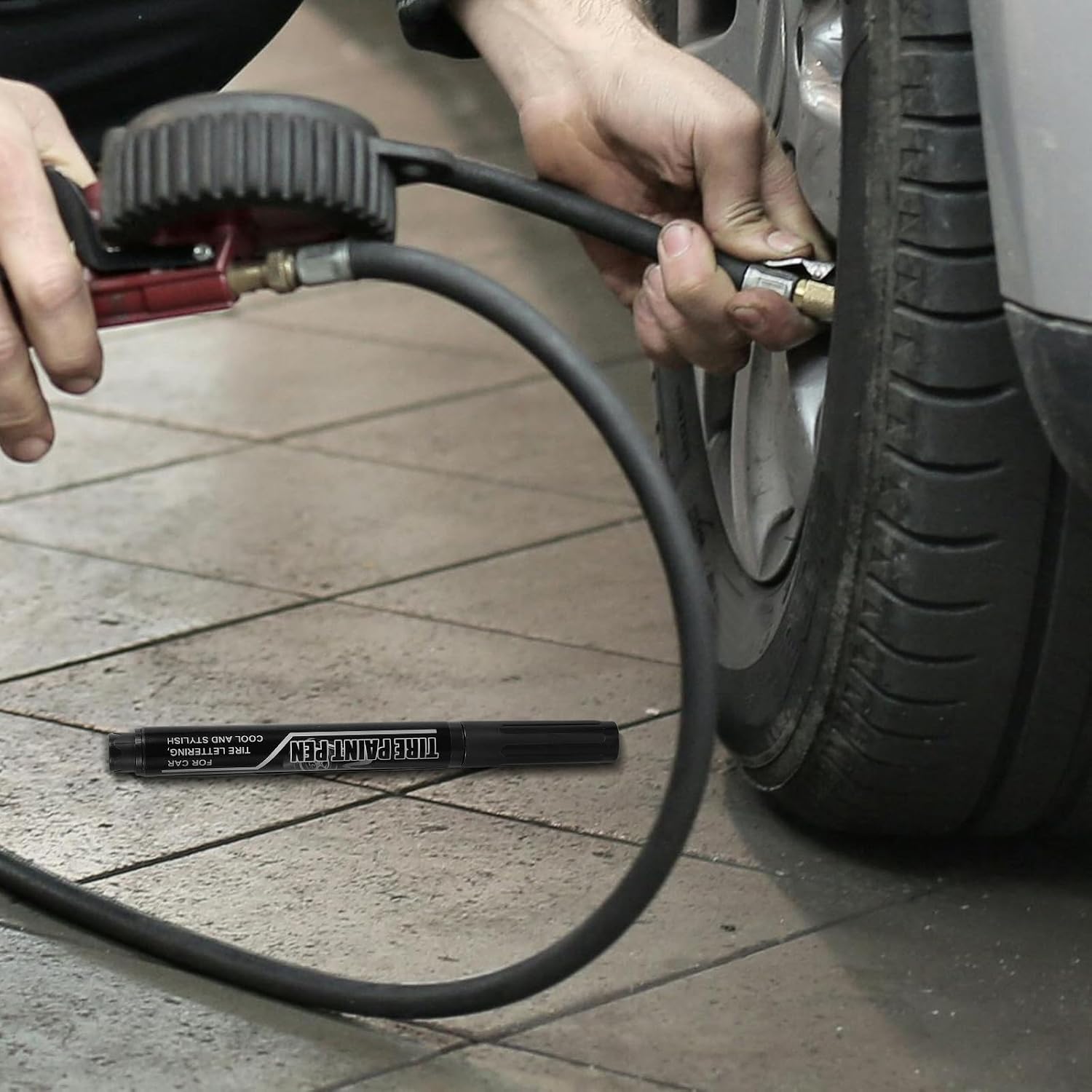 KESYOO 3pcs Car Tire Marker Pens Waterproof Resistant to Wear Compact Design Tire Paint Pens Convenient Automotive Wheel Care