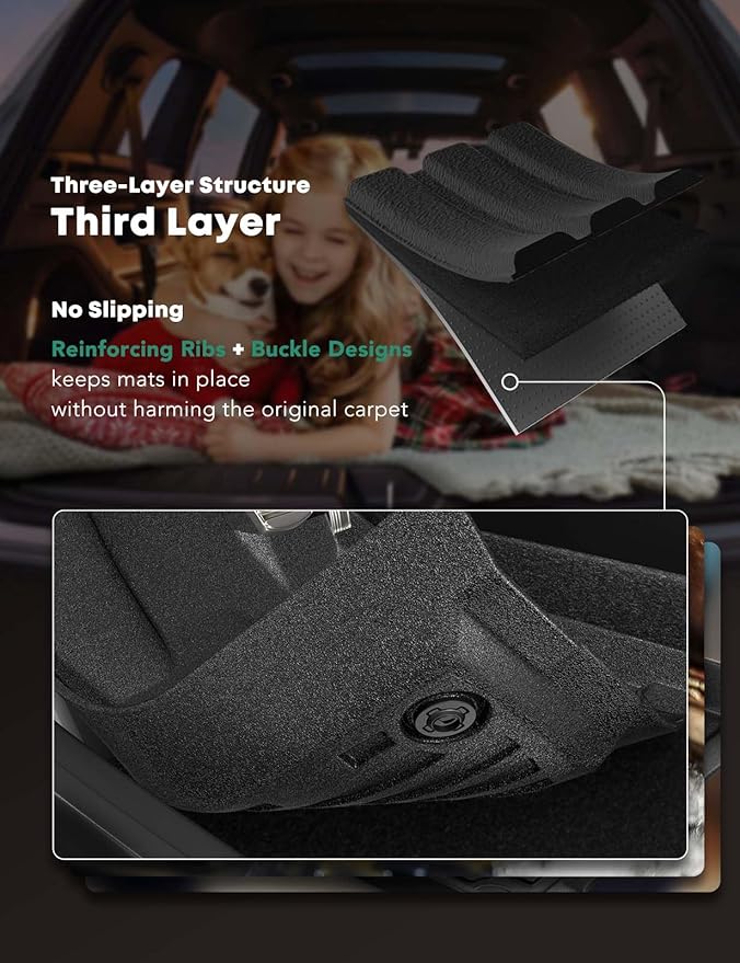 YHTAUTO Floor Mats Fit for Honda Civic 2025-2022, Acura Integra 2025-2023 - Image 4
