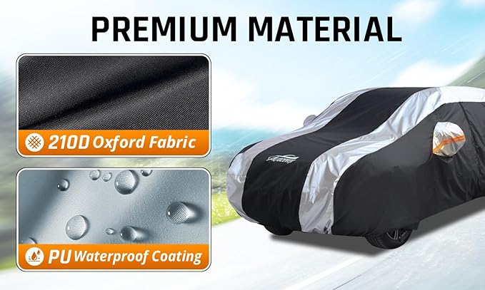 SUV Car Cover Waterproof All Weather Protection - Image 2