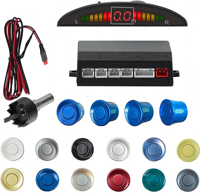 Car Reverse Backup Parking Sensor Radar System, The LED Display by SANDETOUN