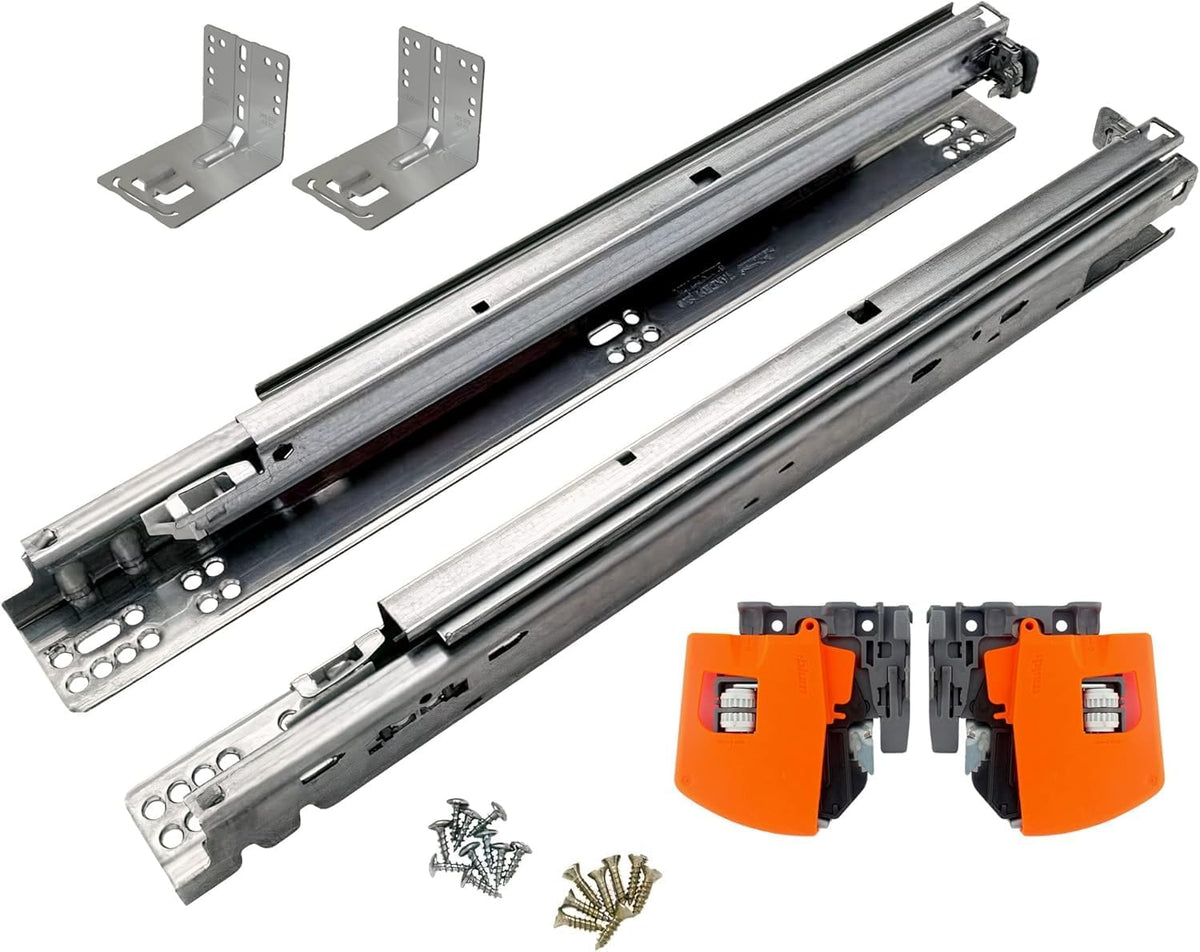 blum 21 inch undermount drawer slide. (soft close, main product view