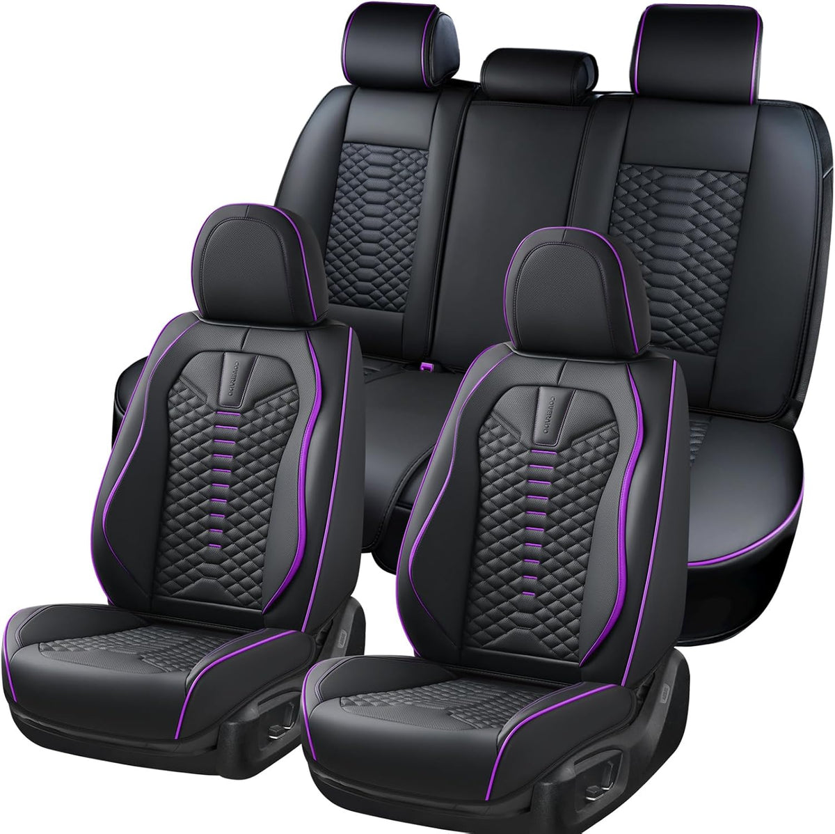 coverado leather seat covers, car seat covers full, main product view