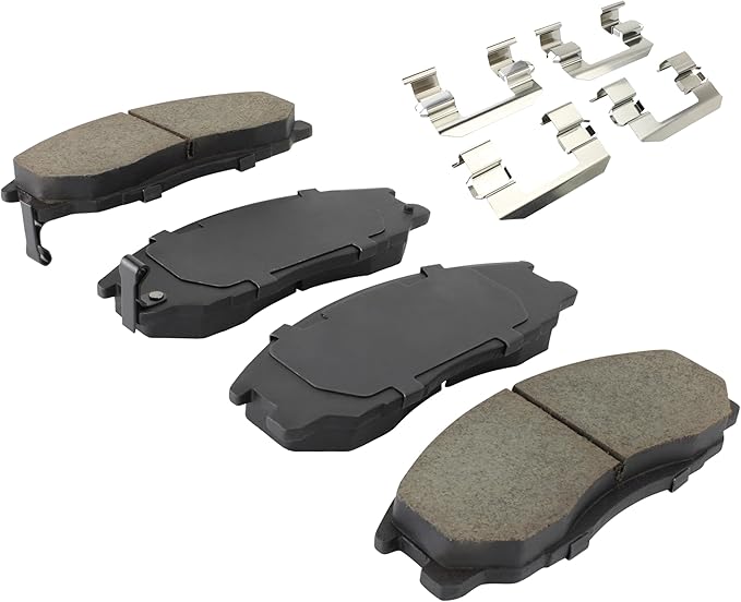 Premium Ceramic Front Brake Pads Compatible - Image 2