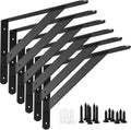 cwlotac heavy duty shelf bracket 6 pack, main product view