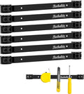 6 Pieces 12" Magnetic Tool Holder Strip, Metal Tool Organizer Rack by RechabiteMagneticTools