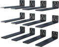 neodrop 12 inch floating shelf brackets, heavy duty, main product view