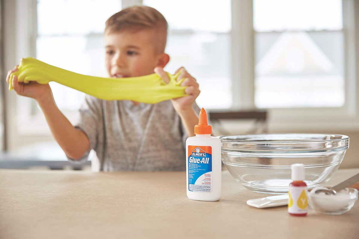 elmer's glue-all, multi-purpose liquid glue, 4oz, 12 count, close-up detail