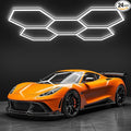 BRILLIHOOD Hexagon Garage Lights, LED Honeycomb Lights Ceiling, 6500K Super by Brillihood