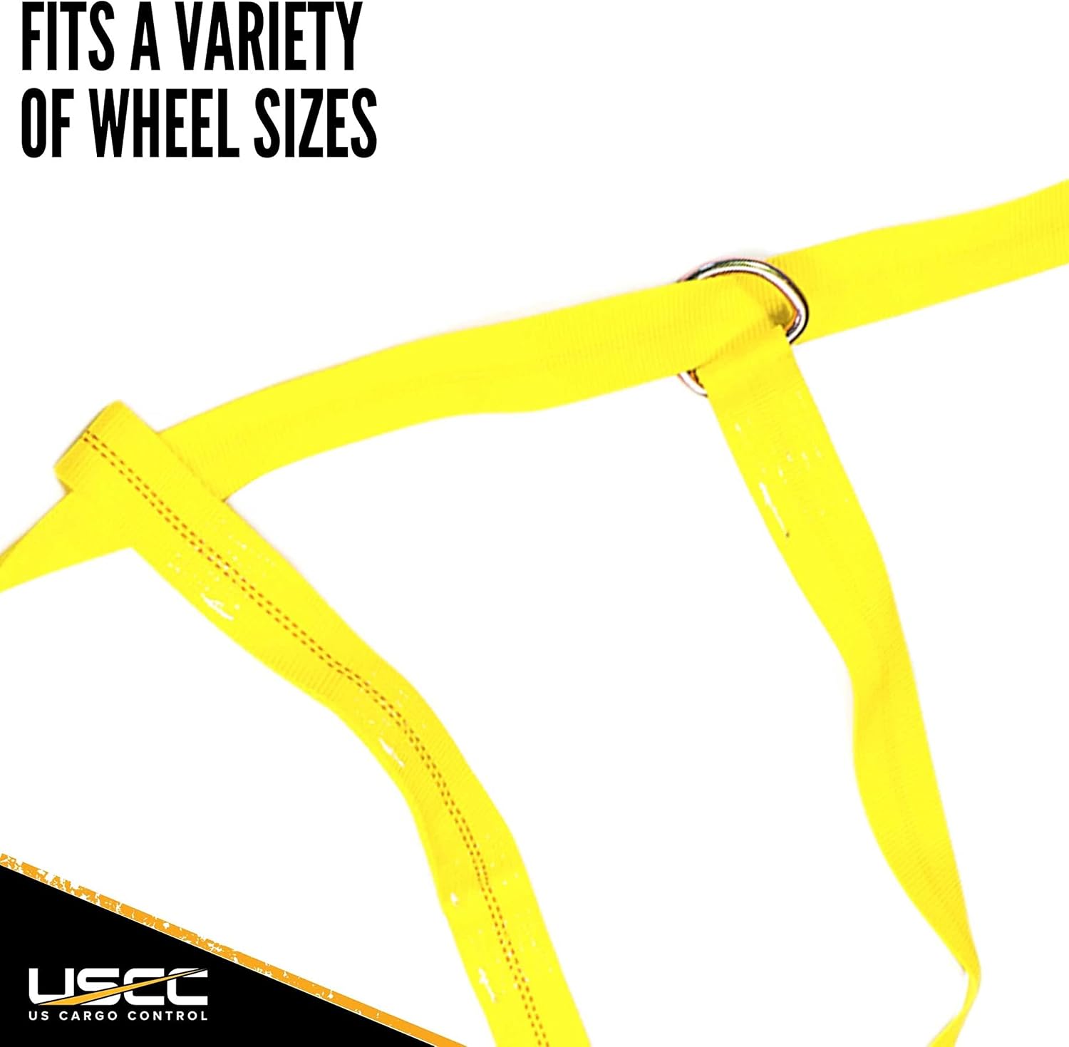 US Cargo Control Adjustable Tow Dolly Strap, 2 Inch Top Strap, Flat Hook End, Great for Tow Dolly Car Hauling, 3,333 Pound Working Load Limit, 24 Pack