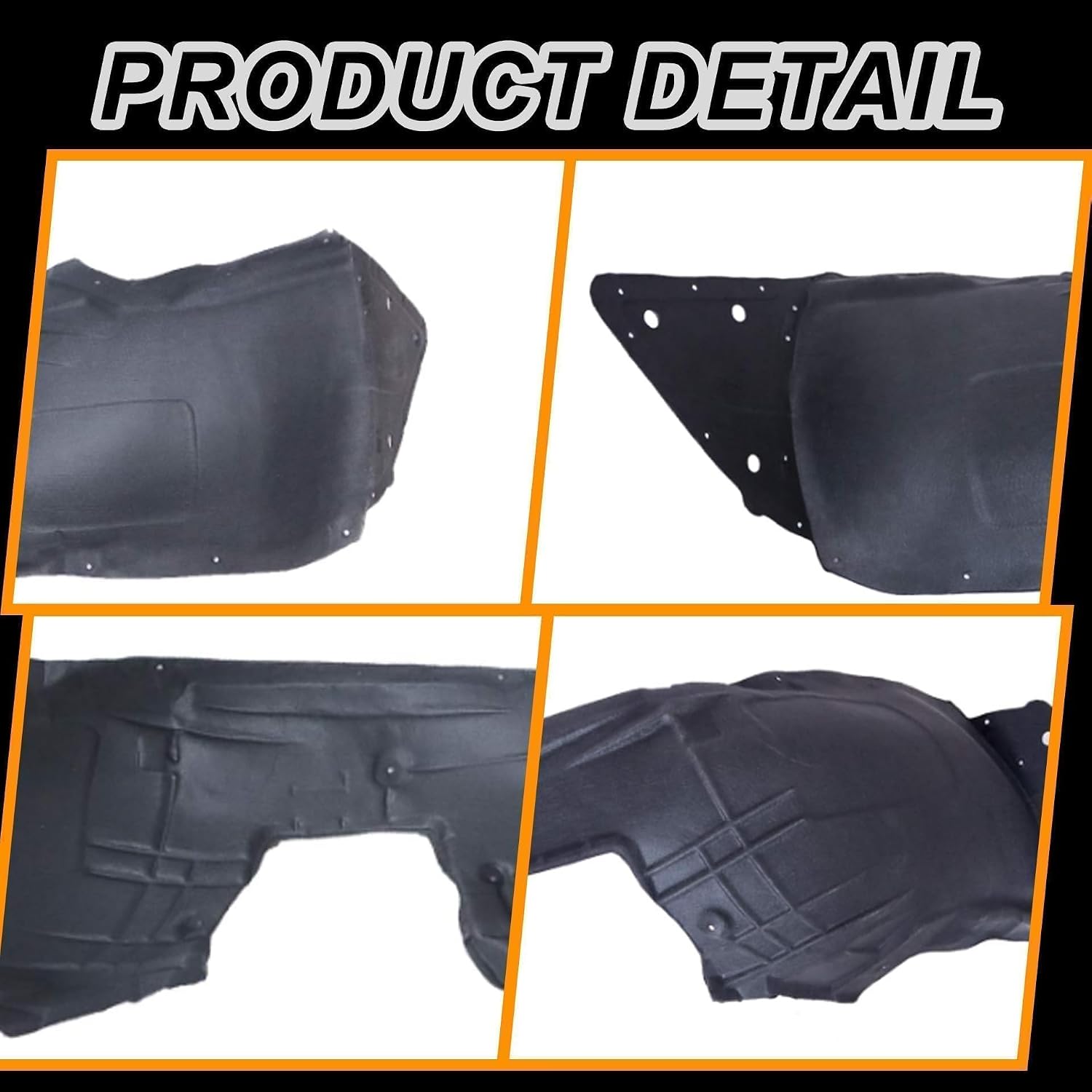 GXARTS Black Left Front Side Inner Fender Liner 23199811 Compatible with Cadillac ATS 2015 2016 2017 2018