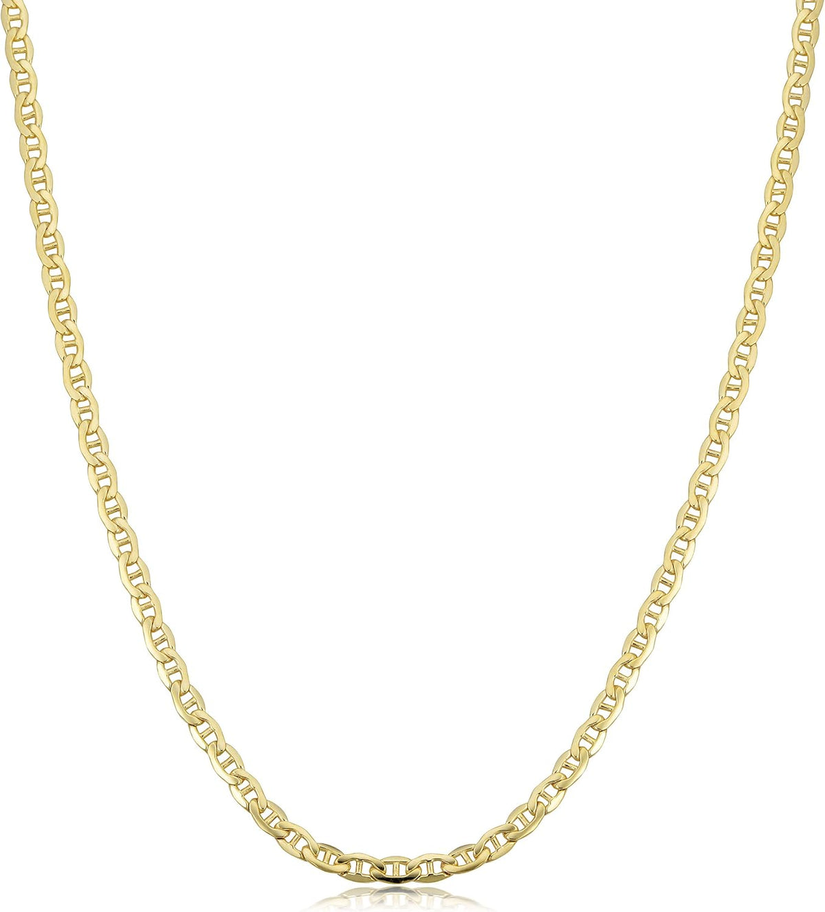 kooljewelry 14k yellow gold filled 3.3 mm mariner, main product view
