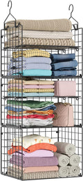 x-cosrack closet hanging organizer shelves - 5 tier, main product view