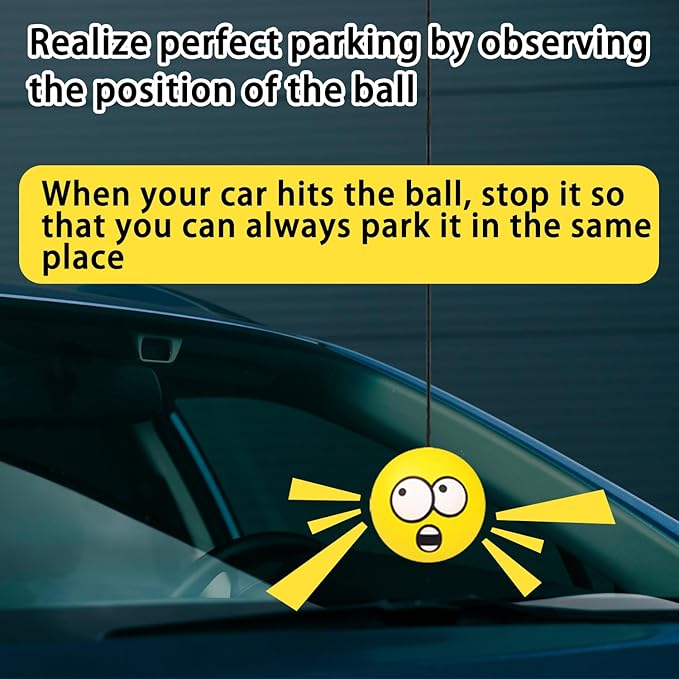 2 Sets Double Garage Parking Aids, Includes 2 Pieces Parking Assist Balls - Image 5