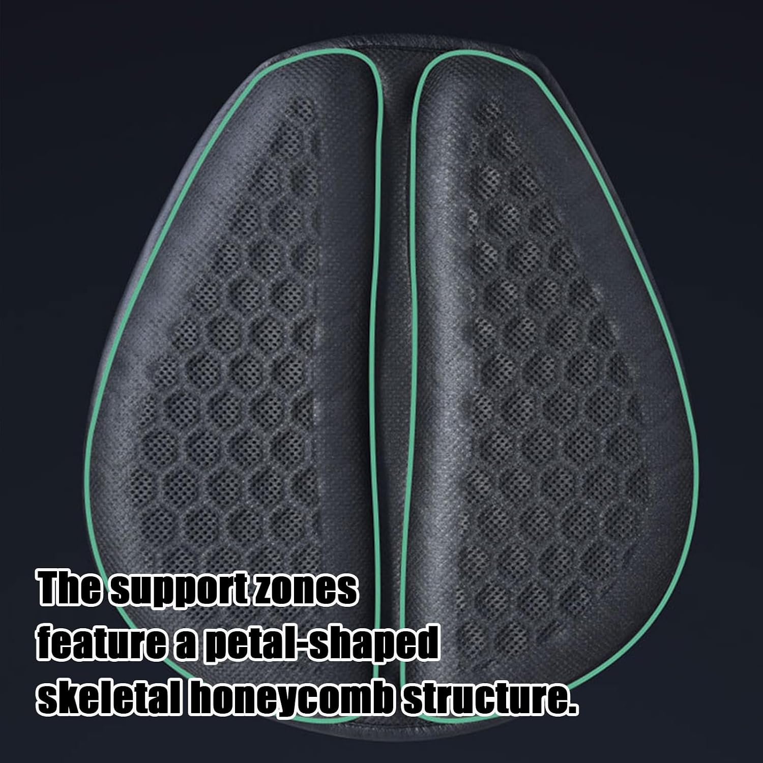 Motorcycle Gel Seat Cushion for Honda NT 1100 /NT1100/ NT1100 DCT/ NT1100 MT Foldable 3D-Honeycomb Structure Shock Absorption & Breathable