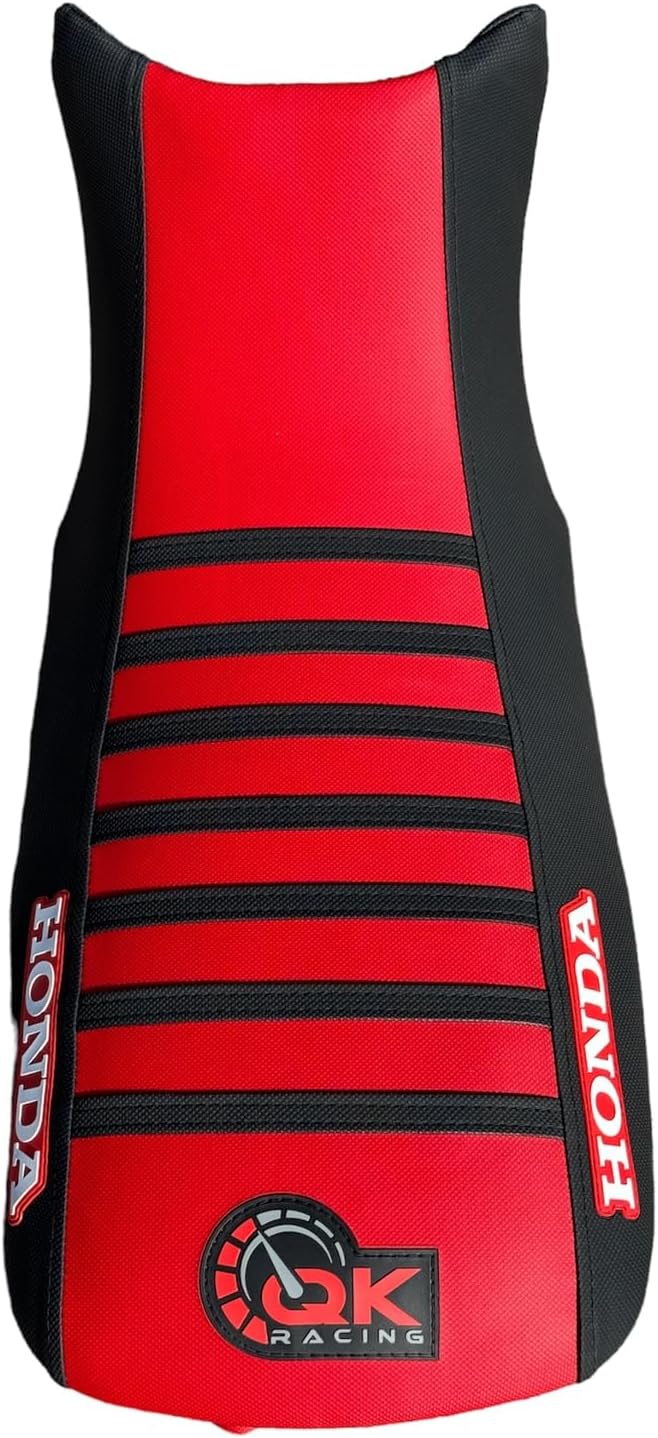 Seat Cover - Compatible Fit for 1993-2006 TRX 300 EX Sportrax 300 TRX300EX 2x4 All Black, Durable Material | Multi-Grip Design for Improved Traction S17