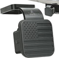 American Flag Trailer Hitch Cover for 2" Receiver, UV-Resistant Rubber Formulated to Prevent Cracking in Summer Heat, Heavy-Duty One-Piece Construction for Lasting Durability (Flag)