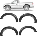 ALMULOO 4Pcs Fender Flares Compatible with 2004-2008 Ford F-150 & 2007-2008 Lincoln Mark LT Styleside w/66.0" / 67.0" / 78.0" / 96.0" bed length models Wheel Arch Covers Plastic(PP) Textured Black