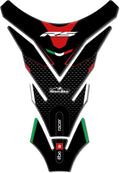 Resin Bike Motorcycle 3D Stickers Compatible with Aprilia RS. Fuel Tank Protection from Bumps and Scratches. Motorcycle Resin Stickers - Carbon Fiber Effect - Made in Italy