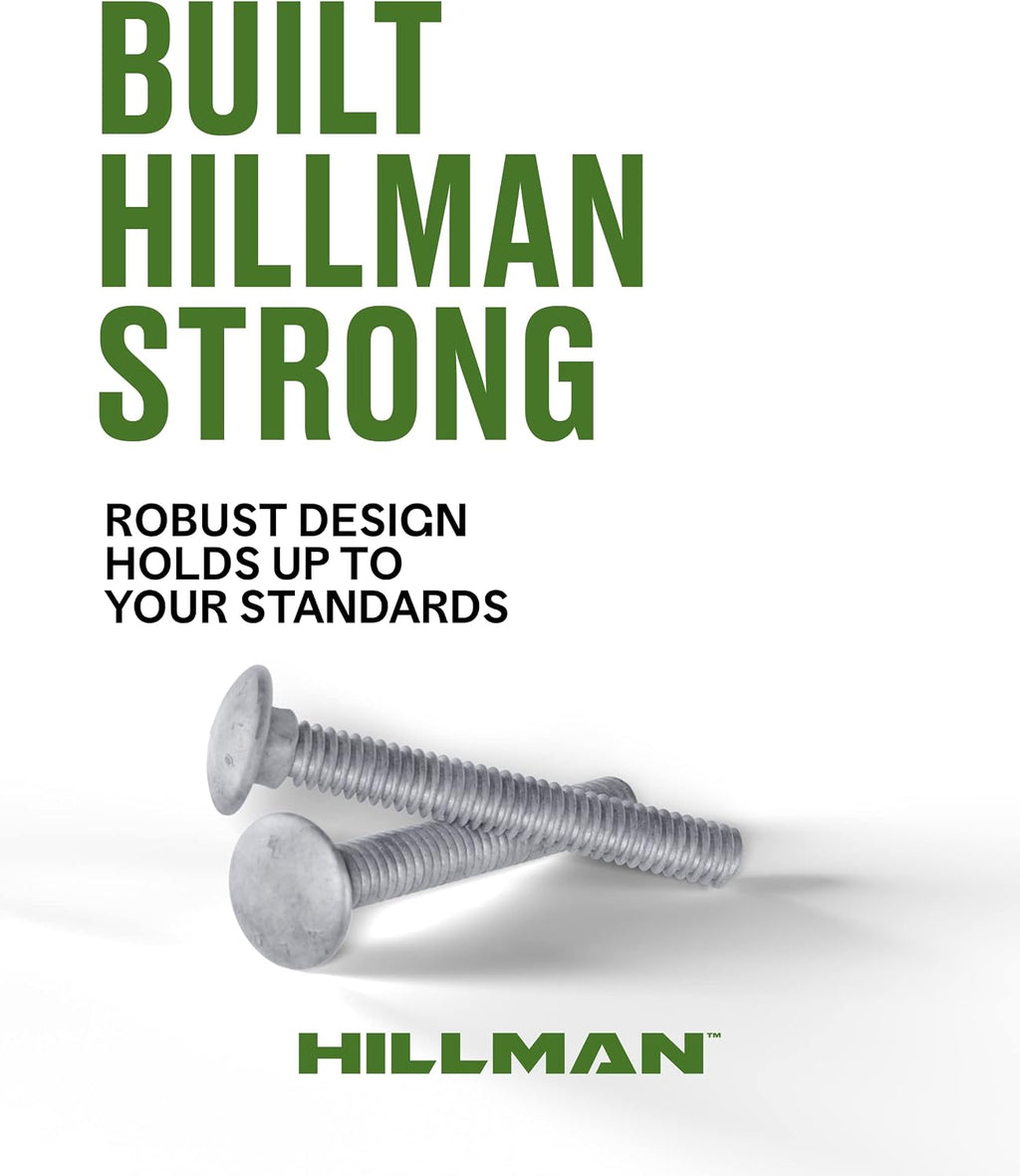 hillman carriage bolts, 1/2-13 x 6in, 25 pack shown in use