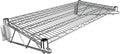 18" x 36" Chrome Wire Wall Mount Shelf by Krollen+Industrial