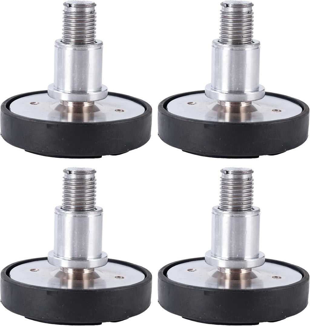 4PCS Shaft Diameter Car Lift Rubber Tray Heightening Feet Plus High Leg Pads, Screw Up Car Lift Pads Heightening Feet Tray (38mm)