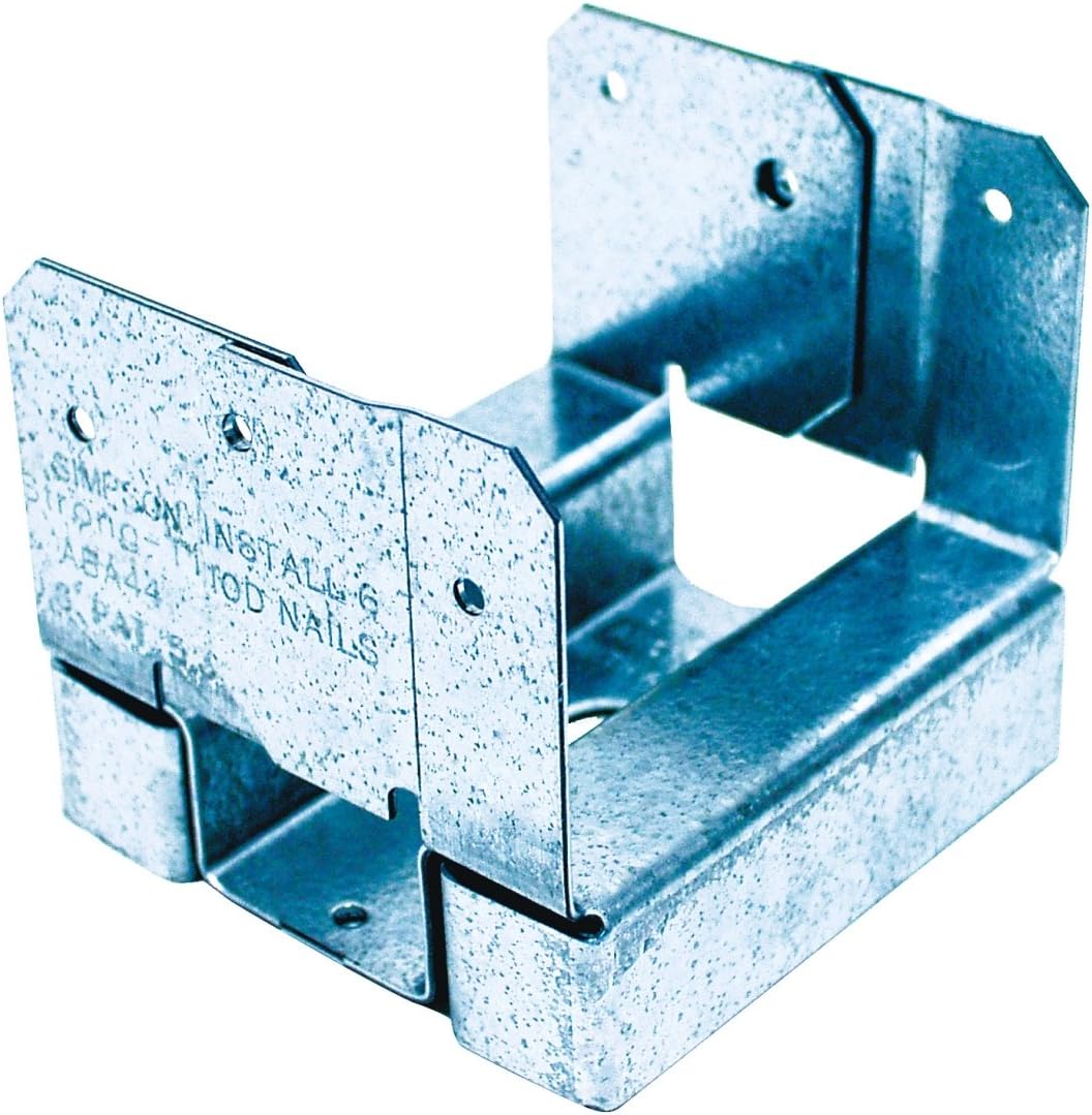 simpson strong-tie aba44z aba zmax galvanized adjustable standoff, main product view