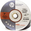 benchmark abrasives 7 inch aluminum oxide thin type, main product view