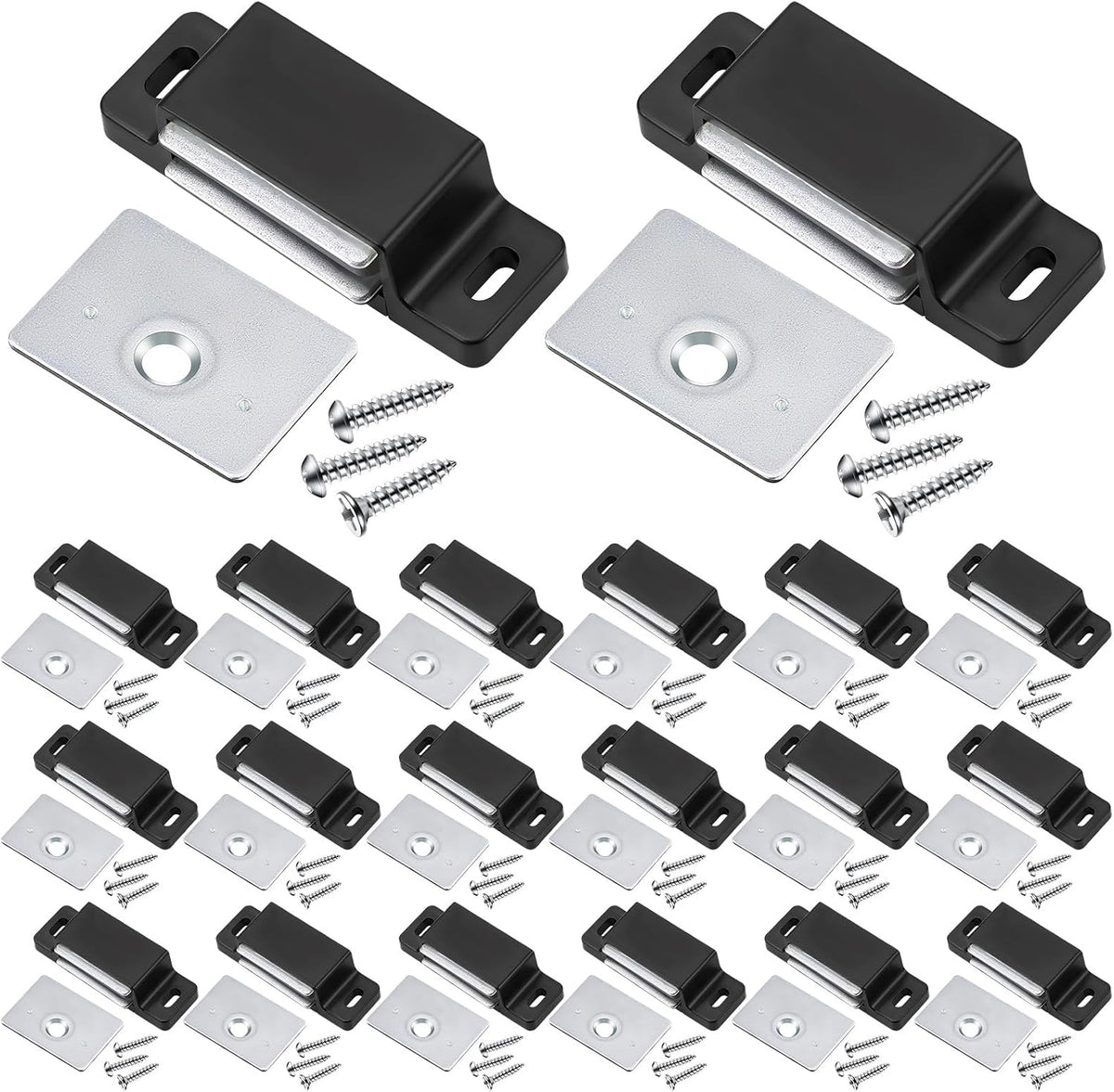 moxweyeni 24 pack cabinet magnets magnetic door catch, main product view