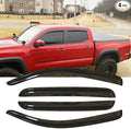 4pcs Outside Mount Style Window Rain Guards Durable Side Window Wind Deflectors by Deebior
