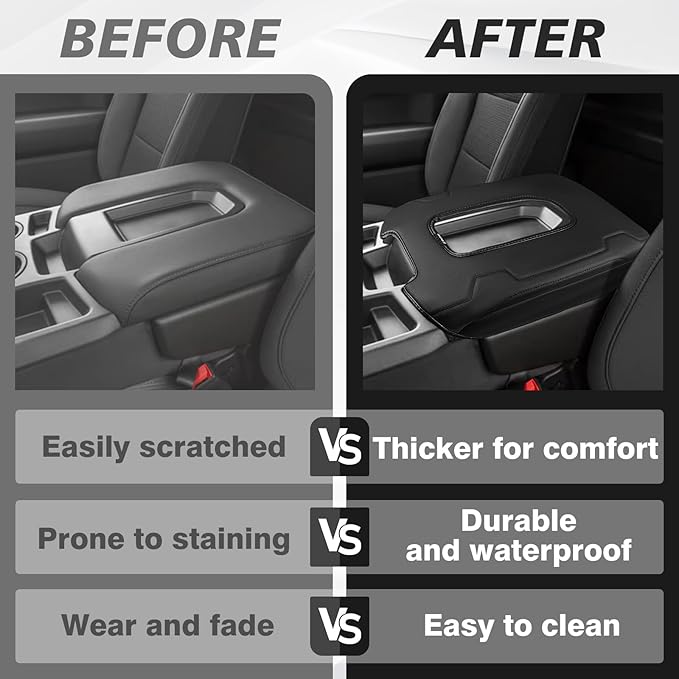 Muslogy Center Console Armrest Cover Compatible - Image 7