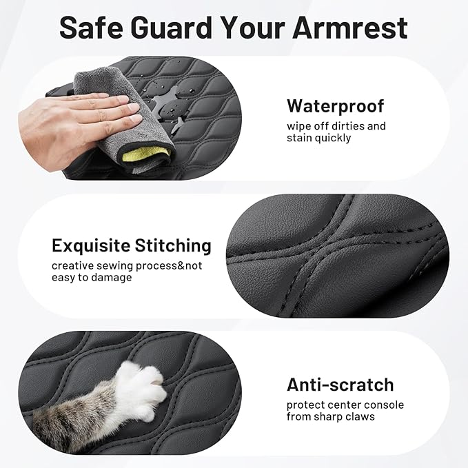 Autorder Center Console Cover for 2021-2025 2026 Jeep Grand Cherokee L - Image 5