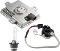 Xenon HID Headlight Ballast Unit Assembly with Igniter and D2S Bulb Compatible with Acura TL TSX/TL Type-S 2002-2005, Honda S2000 2004-2009, Mazda 3 Replaces X6T02971, W3T10471, W3T14371