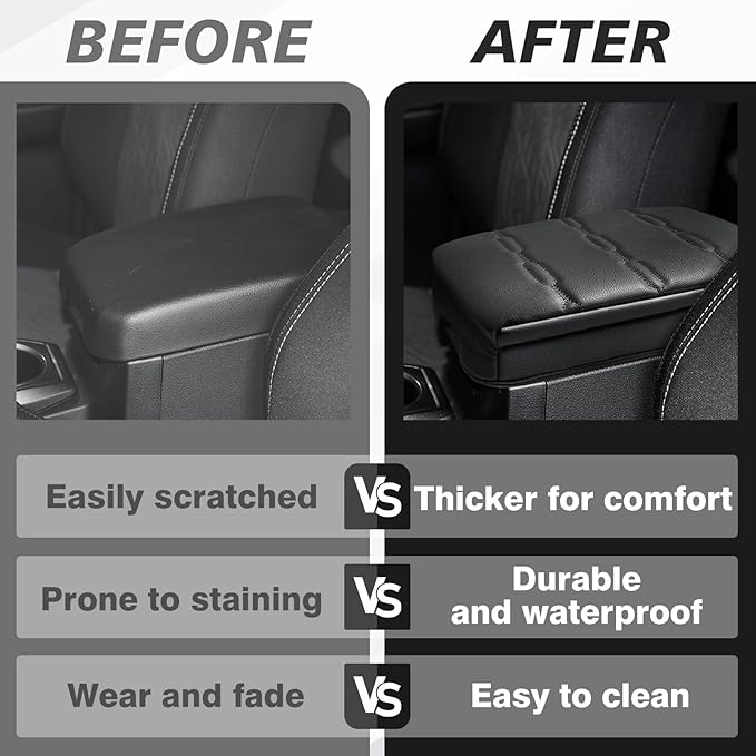 Muslogy Center Console Armrest Cover Compatible - Image 6