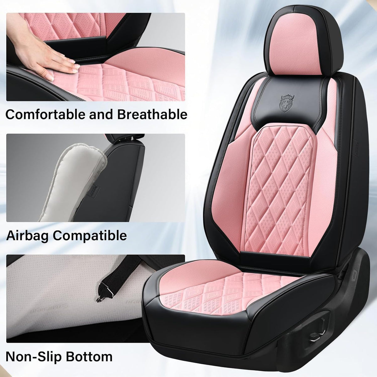 coverado leather seat covers, car seat covers full showing dimensions