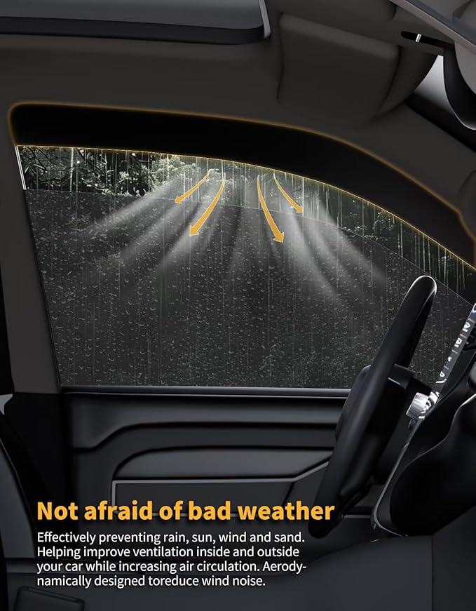 in-Channel Window Rain Guards Compatible - Image 4