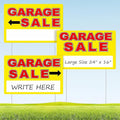 Garage Sale Sign, Large Size 24" x 16" Garage Sale Signs by SPVIKISGO