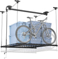 gadfish garage ceiling lift storage rack, easy lifting, main product view