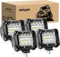 nilight 4pcs led pods 4inch 60w triple row, main product view
