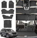 Floor Mats Compatible with Honda Pilot 8 Seats 2016-2022 by TTXLIGHTING%C2%AE