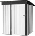 JUMMICO Metal Outdoor Storage Shed 5 x 3 FT Metal Shed by JUMMICO