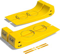 KJE 4 Pack Tire Skates, 3.2'' Width, Towing Skates 16000 lb Working Load, Tow Truck Skates for Flatbed Trailer Accessories