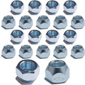 20Pcs 1/2''-20 Trailer Hub Lug Nuts, Wheel 509 Lug Nut Axle Hub Tire Lugs Nuts Open End Acorn Nut for Dexter EZ Lube Trailer Camper RV 1/2" Studs, Zinc Plated