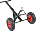 600LBS Capacity Trailer Dolly with 2 Inch Ball, Black Powder Coated Steel Trailer Mover Dolly for Trailer Boat Watercraft Jet Ski Moving