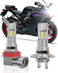Compatible for 2006-2007 2011-2020 Suzuki GSXR 600 750 Headlights, H7 H11 Motorcycle/ATV/UTV Headlight Bulbs or Fog Lights, 800% bright 30000LM 6500K White,Interior lights;2-Pack