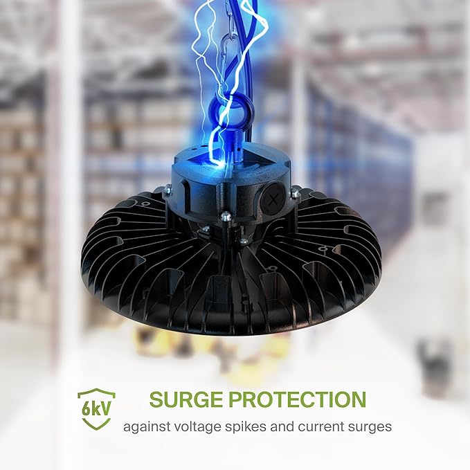 ASD LED High Bay UFO Light Fixture, Commercial Shop Lighting | Dimmable - Image 5