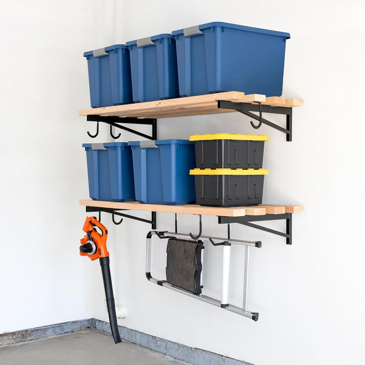 storeyourboard 24 inch heavy duty shelf brackets, set, main product view